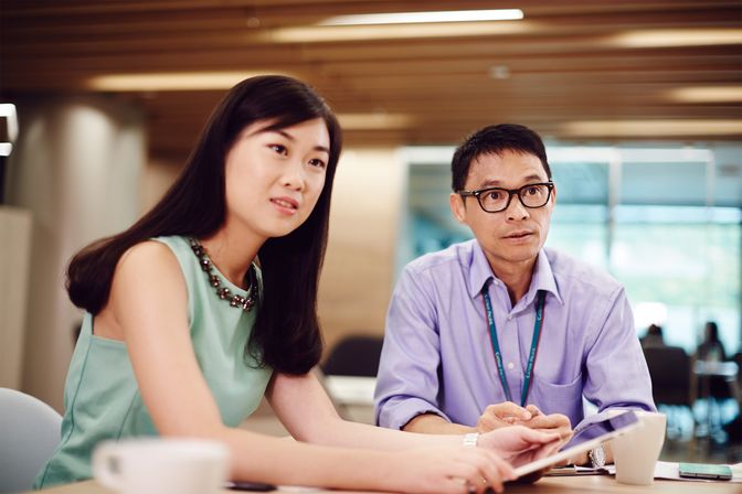 Maintain natural eye contact during the interview