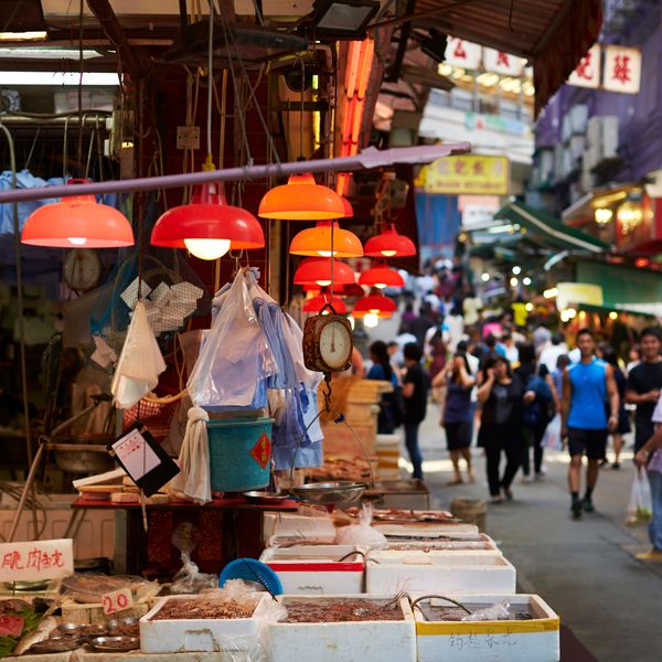 The Hong Kong wet market